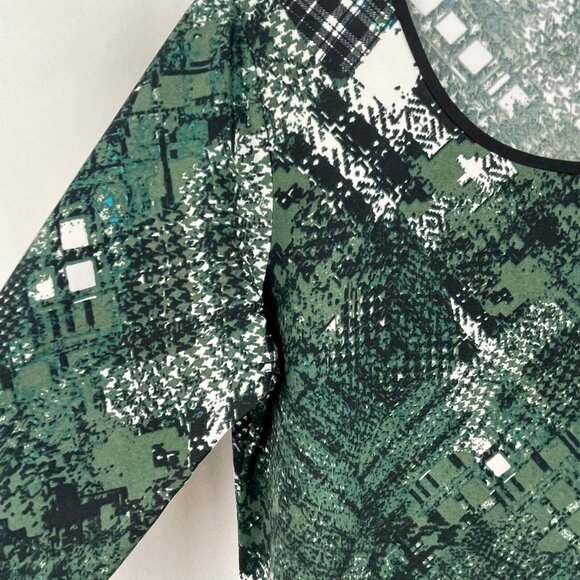 Valerie Steven Women Crew Neck Pullover 3/4 Sleeve Blouses Top Size S - Picture 5 of 6